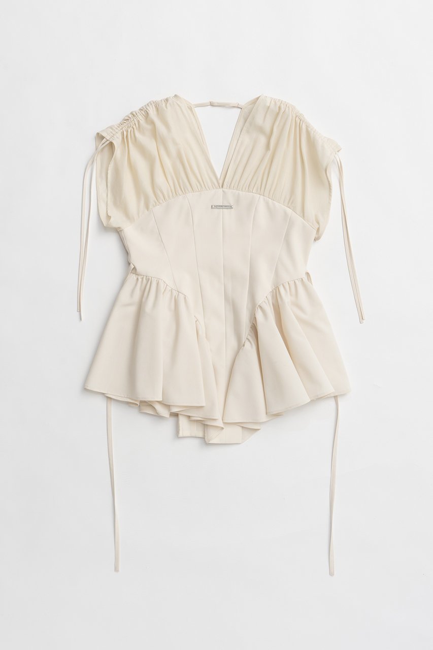 【プランク プロジェクト/PRANK PROJECT】のバルーンペプラムチュニック / Balloon Peplum Tunic インテリア・キッズ・メンズ・レディースファッション・服の通販 founy(ファニー) 　ファッション　Fashion　レディースファッション　WOMEN　ワンピース　Dress　チュニック　Tunic　ウォッシャブル　Washable　オーガンジー　Organdy　シアー　Sheer　チュニック　Tunic　チュール　Tulle　ドローストリング　Drawstring　フリル　Frills　ラッフル　Raffle　レース　Race　夏　Summer　NEW・新作・新着・新入荷　New Arrivals　IVR(アイボリー)|ID: prp329100004550976 ipo3291000000032163943