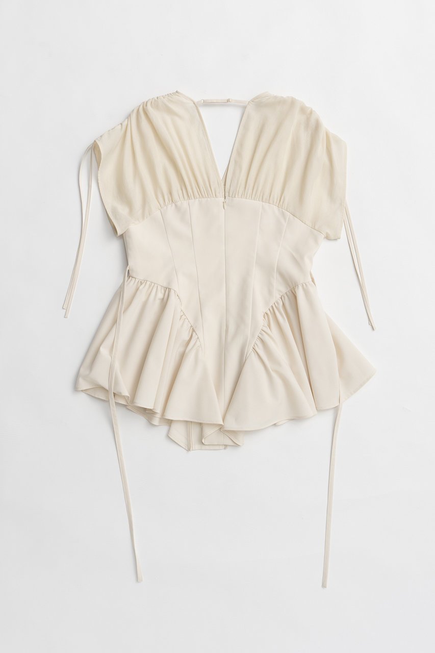 【プランク プロジェクト/PRANK PROJECT】のバルーンペプラムチュニック / Balloon Peplum Tunic 人気、トレンドファッション・服の通販 founy(ファニー) 　ファッション　Fashion　レディースファッション　WOMEN　ワンピース　Dress　チュニック　Tunic　ウォッシャブル　Washable　オーガンジー　Organdy　シアー　Sheer　チュニック　Tunic　チュール　Tulle　ドローストリング　Drawstring　フリル　Frills　ラッフル　Raffle　レース　Race　夏　Summer　NEW・新作・新着・新入荷　New Arrivals　other-3|ID: prp329100004550976 ipo3291000000032163947