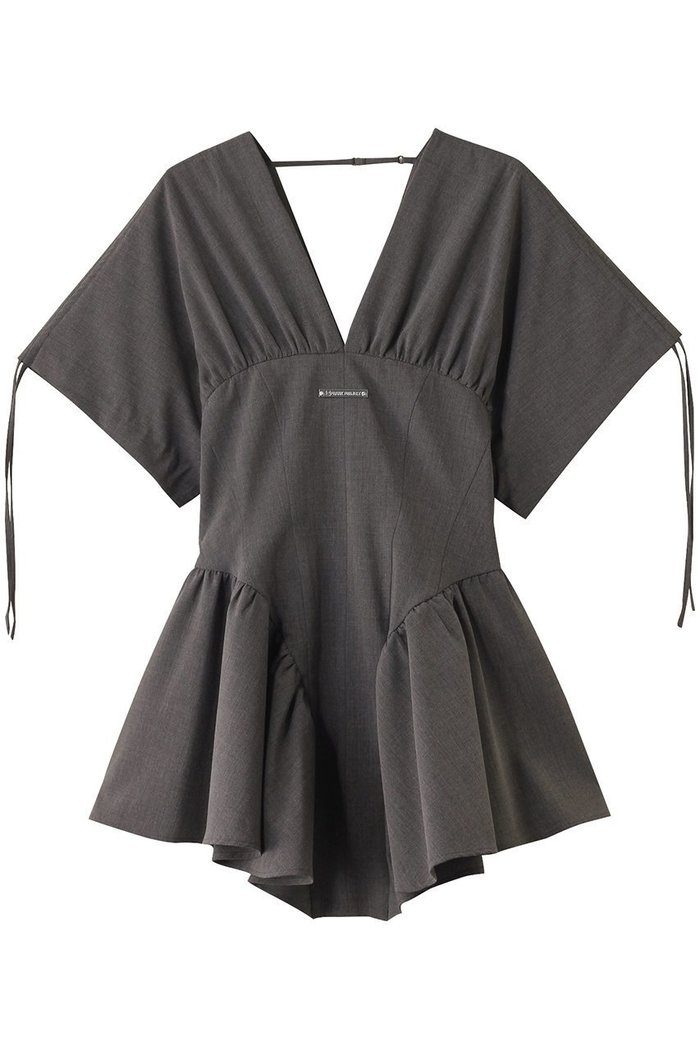 【プランク プロジェクト/PRANK PROJECT】のバルーンペプラムチュニック / Balloon Peplum Tunic インテリア・キッズ・メンズ・レディースファッション・服の通販 founy(ファニー) https://founy.com/ ファッション Fashion レディースファッション Fashion for Women ワンピース Dresses チュニック Tunic Tops & Dresses ウォッシャブル Machine Washable オーガンジー Organza Fabric シアー Sheer, See-Through チュニック Tunic, Long Top チュール Tulip, Tulip Motif ドローストリング Drawstring, Pull Cord フリル Frill, Ruffle ラッフル Ruffle, Frill レース Lace, Lace Fabric 夏 Summer |ID: prp329100004550976 ipo3291000000032812960