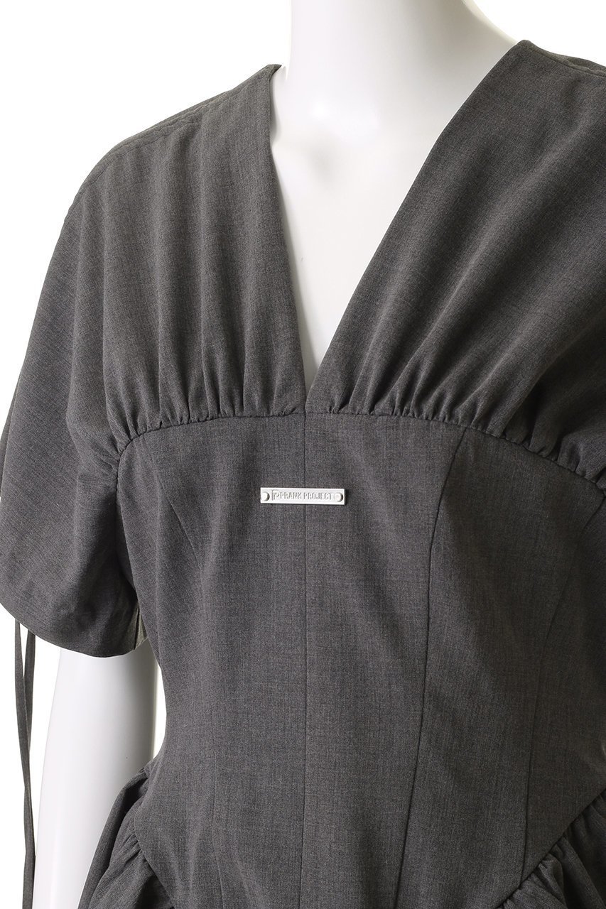 【プランク プロジェクト/PRANK PROJECT】のバルーンペプラムチュニック / Balloon Peplum Tunic 人気、トレンドファッション・服の通販 founy(ファニー) 　ファッション　Fashion　レディースファッション　Fashion for Women　ワンピース　Dresses　チュニック　Tunic Tops & Dresses　ウォッシャブル　Machine Washable　オーガンジー　Organza Fabric　シアー　Sheer, See-Through　チュニック　Tunic, Long Top　チュール　Tulip, Tulip Motif　ドローストリング　Drawstring, Pull Cord　フリル　Frill, Ruffle　ラッフル　Ruffle, Frill　レース　Lace, Lace Fabric　夏　Summer　other-5|ID: prp329100004550976 ipo3291000000032812967