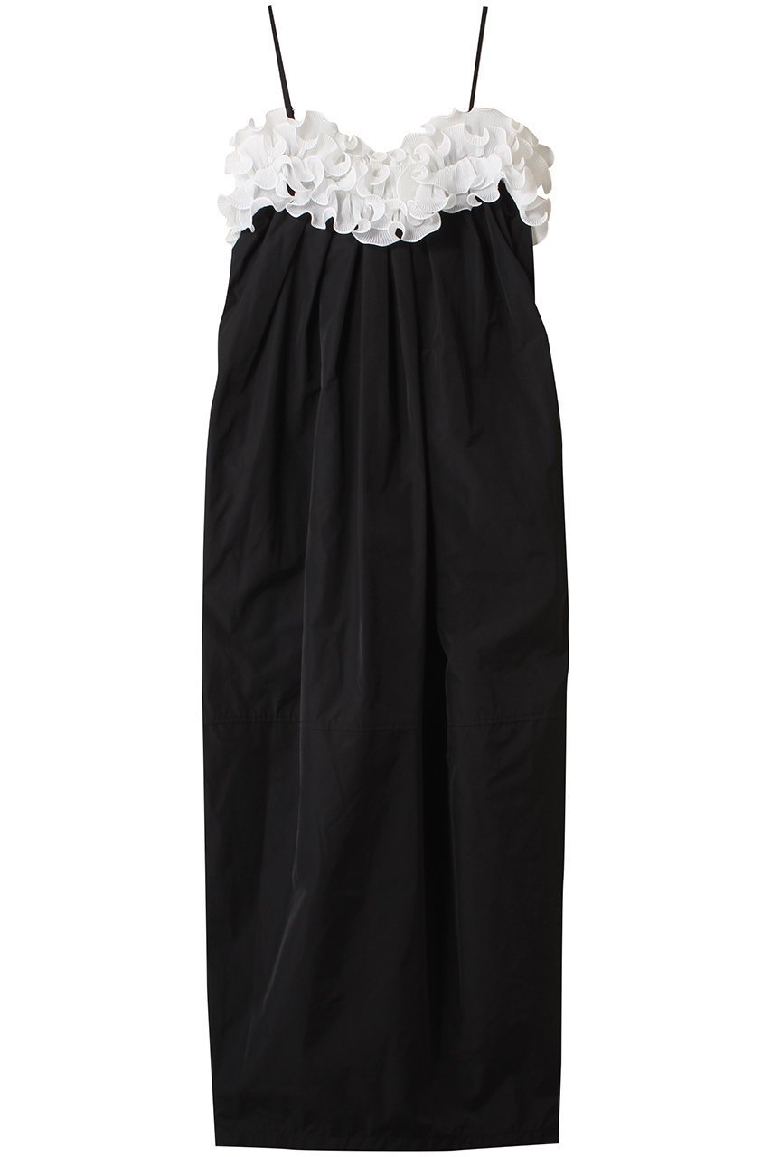 【プランク プロジェクト/PRANK PROJECT】のラッフルバルーンドレス / Ruffle Balloon Dress インテリア・キッズ・メンズ・レディースファッション・服の通販 founy(ファニー) 　ファッション　Fashion　レディースファッション　Fashion for Women　ワンピース　Dresses　フォーマル・パーティードレス・結婚式用ドレス　Elegant & Casual Dresses　チュニック　Tunic Tops & Dresses　おすすめ　Recommended / Our Picks　インナー　Innerwear　オケージョン　Occasion Wear　カットソー　Cut and Sewn Top　タフタ　Taffeta, Structured Fabric　ダウン　Down, Puffer　チュニック　Tunic, Long Top　ドレス　Dress, One-Piece　フォルム　Silhouette, Form　ラッフル　Ruffle, Frill　ラップ　Wrap, Wrap Design　ロング　Long, Long-Length　BLK(ブラック)|ID: prp329100004550977 ipo3291000000036082761