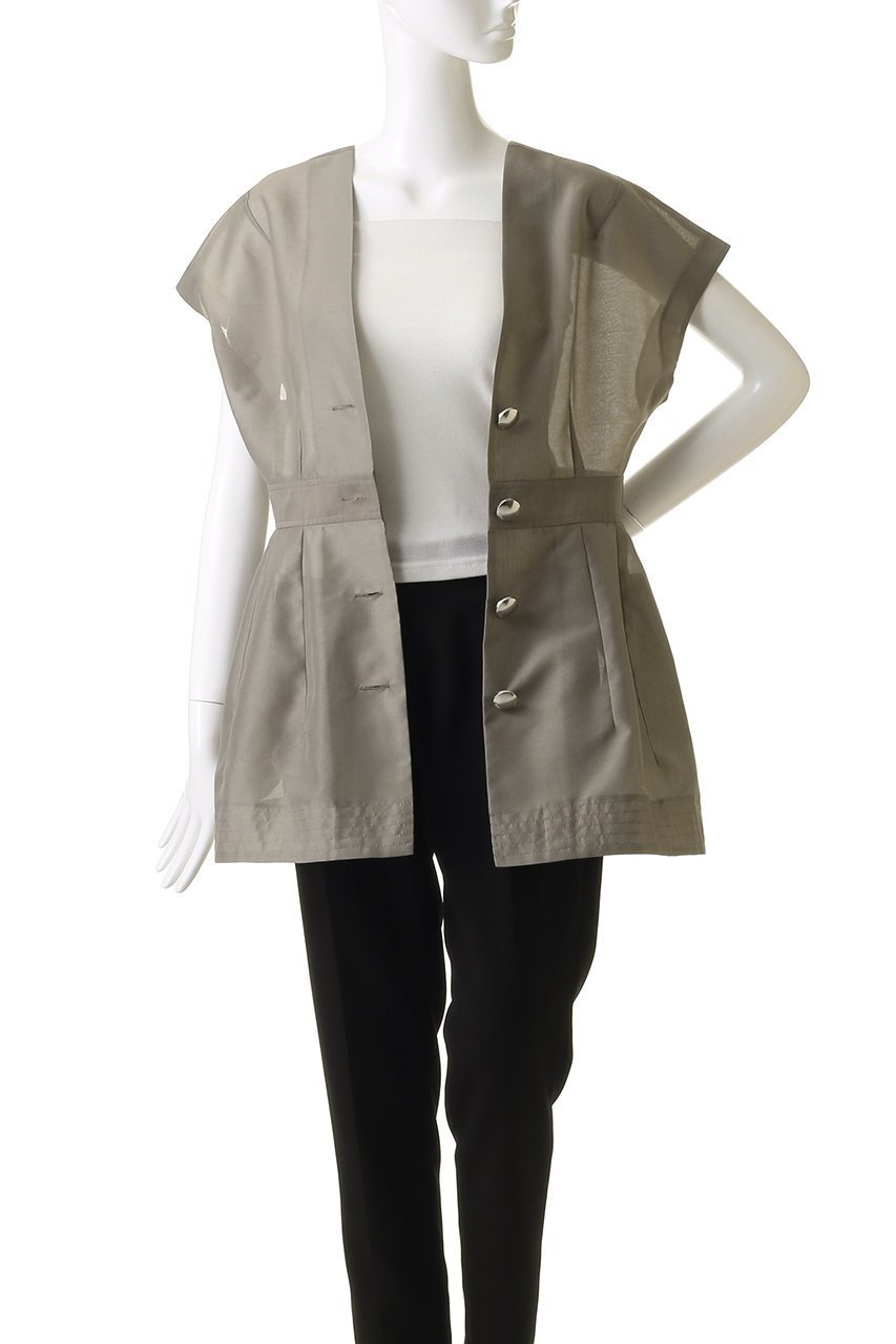 【プランク プロジェクト/PRANK PROJECT】のコントラクティブジャケット / Contractive Jacket 人気、トレンドファッション・服の通販 founy(ファニー) 　ファッション　Fashion　レディースファッション　WOMEN　アウター　Coat Outerwear　ジャケット　Jackets　エレガント 上品　Elegant　サマー　Summer　シアー　Sheer　シェイプ　Shape　ジャケット　Jacket　ノースリーブ　No Sleeve　NEW・新作・新着・新入荷　New Arrivals　other-8|ID: prp329100004550979 ipo3291000000032164003