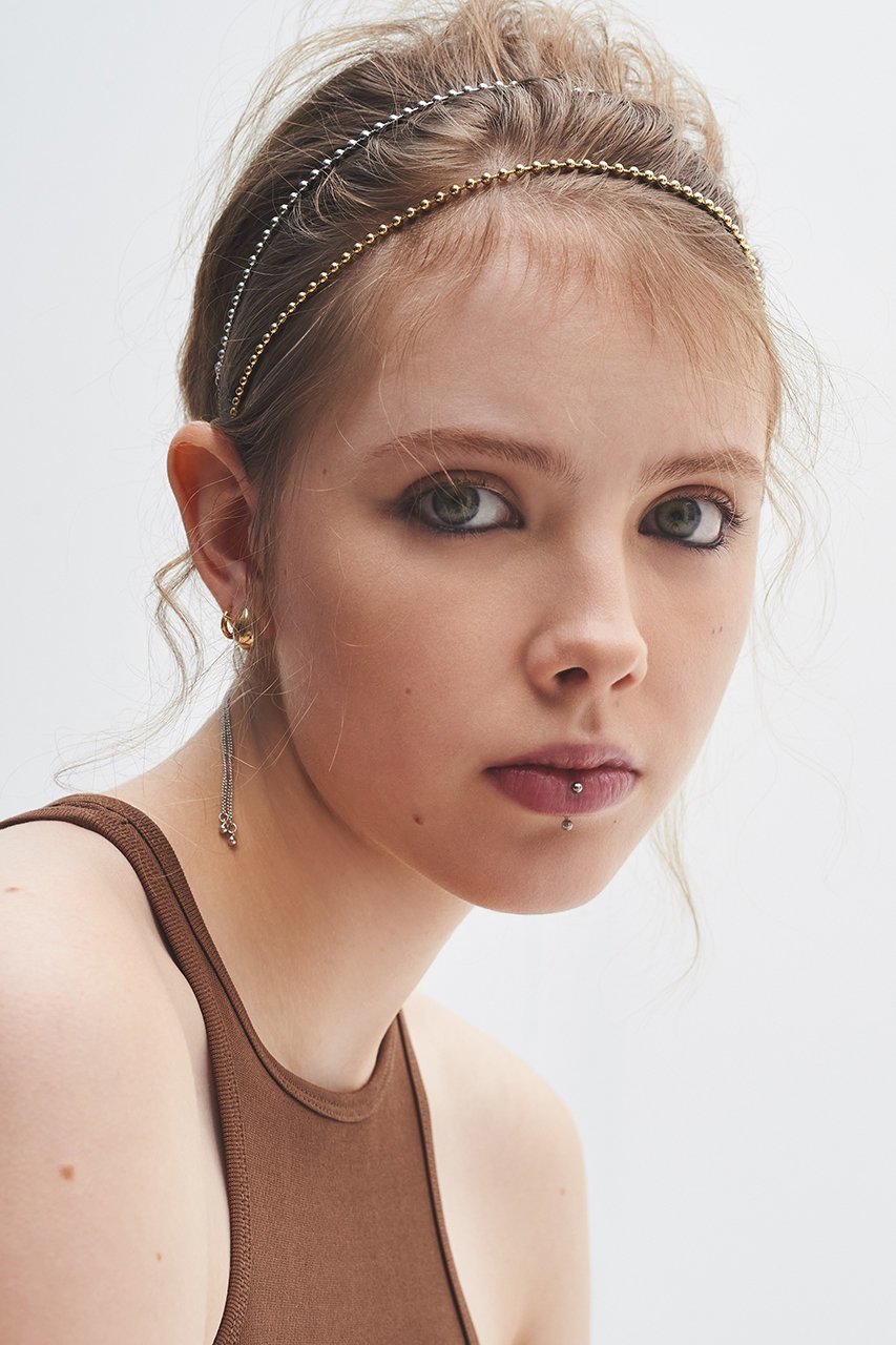 【ノウハウ/KNOWHOW】のBall Chain ヘッドバンド 人気、トレンドファッション・服の通販 founy(ファニー) 　ファッション　Fashion　レディースファッション　Fashion for Women　シュシュ&ヘアアクセ/ヘアアレンジ　Scrunchies & Hair Accessories　アクセサリー　Fashion Accessories　チェーン　Chain, Chain Strap　ネックレス　Necklace, Pendant Necklace　フィット　Fit, Slim Fit　other-2|ID: prp329100004550980 ipo3291000000032799807