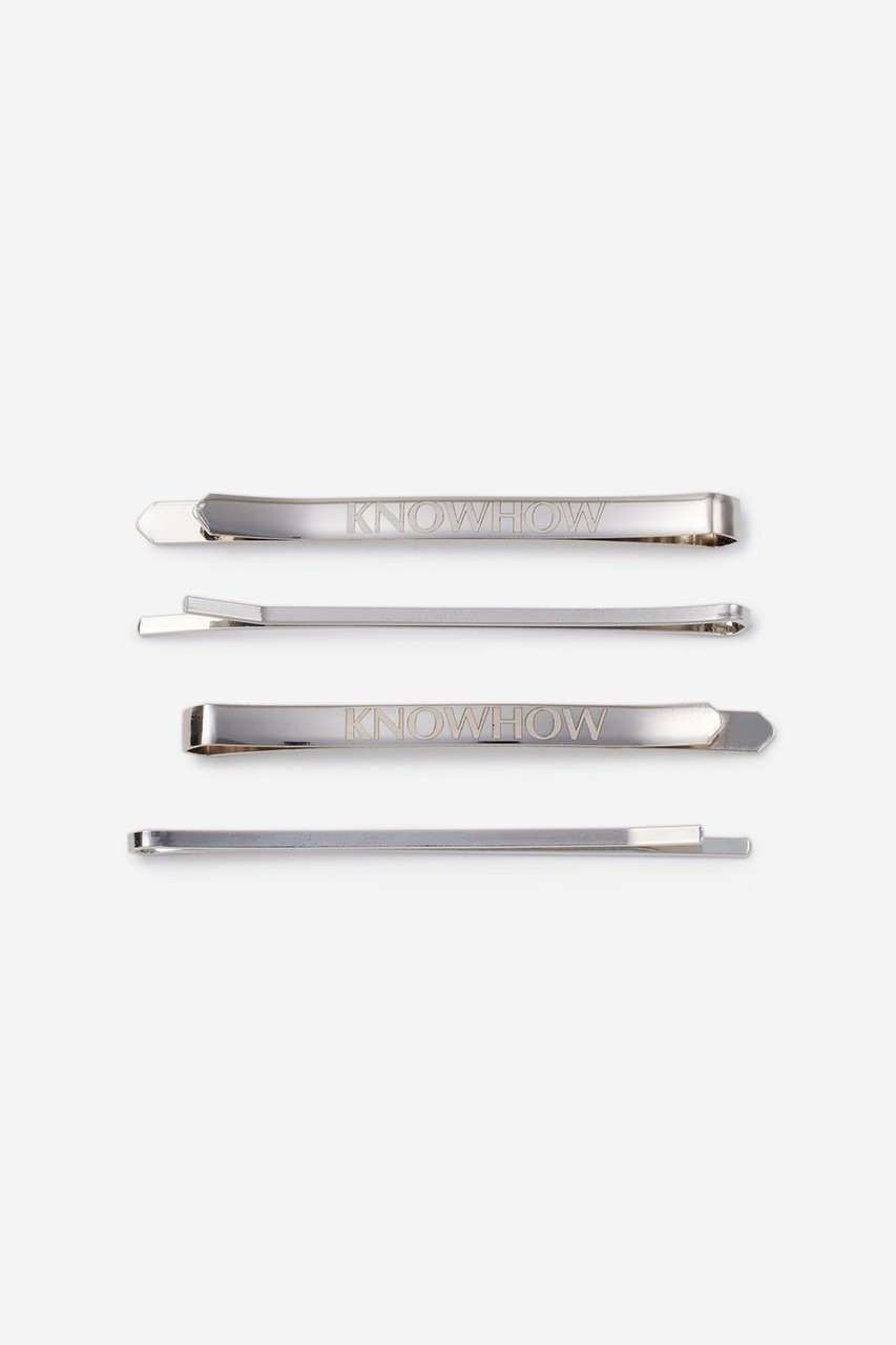 【ノウハウ/KNOWHOW】のKNOWHOW Logo ヘアピン 4本セット インテリア・キッズ・メンズ・レディースファッション・服の通販 founy(ファニー) 　ファッション　Fashion　レディースファッション　Fashion for Women　シュシュ&ヘアアクセ/ヘアアレンジ　Scrunchies & Hair Accessories　アクセサリー　Fashion Accessories　シンプル　Simple, Minimal　バランス　Balance, Style Balance　バレッタ　Barrette, Hair Clip　エレガント 上品　Elegant　新作・新入荷　New Arrivals / New In　シルバー|ID: prp329100004550988 ipo3291000000032799579