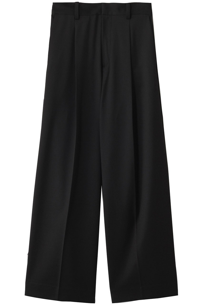 【ミディウミソリッド/MIDIUMISOLID】のstraight slacks スラックス インテリア・キッズ・メンズ・レディースファッション・服の通販 founy(ファニー) 　ファッション　Fashion　レディースファッション　WOMEN　パンツ　Pants　ストレート　Straight　スラックス　Slacks　プレーン　Plane　ロング　Long　NEW・新作・新着・新入荷　New Arrivals　black|ID: prp329100004550993 ipo3291000000032164103