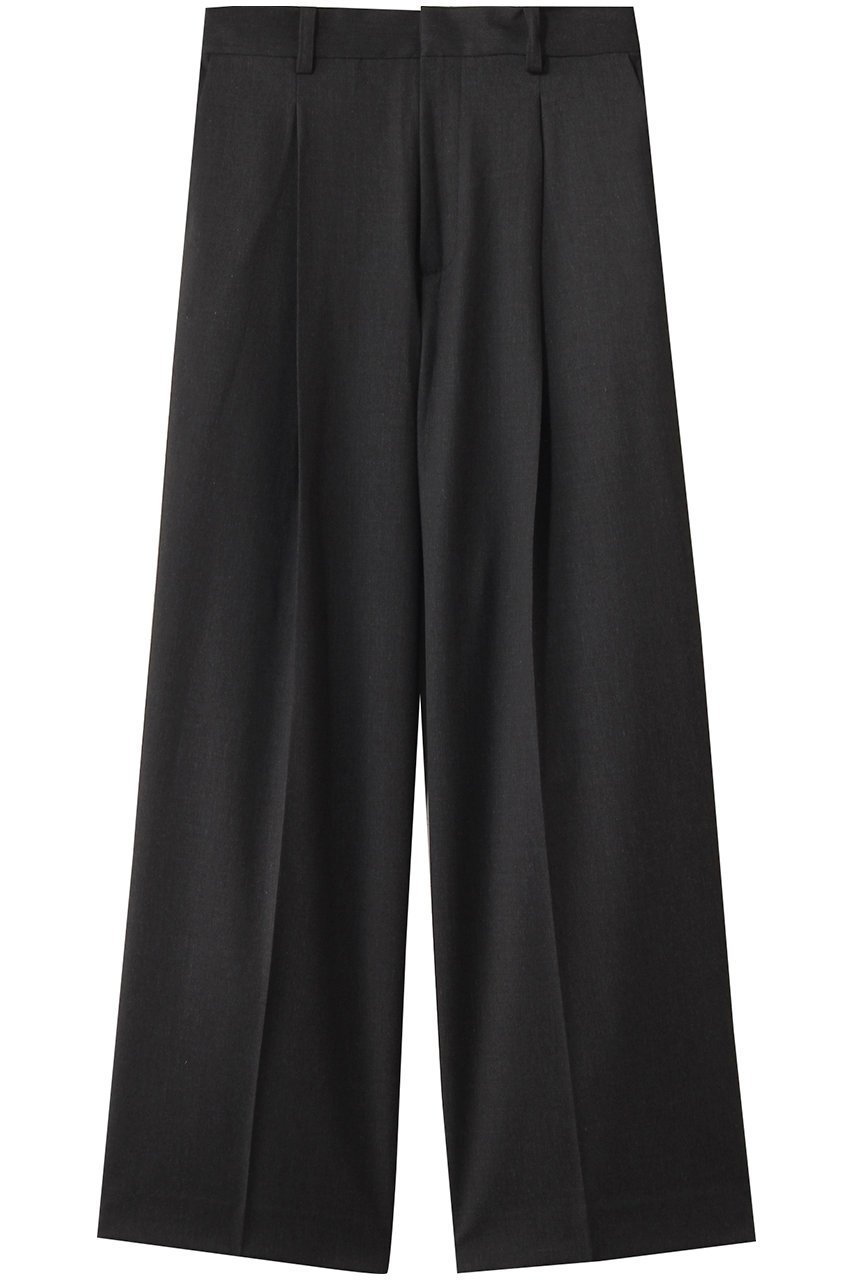 【ミディウミソリッド/MIDIUMISOLID】のstraight slacks スラックス インテリア・キッズ・メンズ・レディースファッション・服の通販 founy(ファニー) 　ファッション　Fashion　レディースファッション　Fashion for Women　パンツ　Pants & Trousers　ストレート　Straight, Straight Cut　スラックス　Slacks, Dress Pants　プレーン　Plain, Simple　ロング　Long, Long-Length　c.gray|ID: prp329100004550993 ipo3291000000035559575