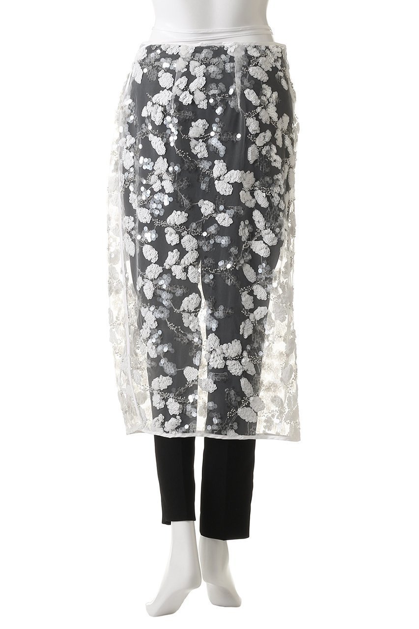 【プランク プロジェクト/PRANK PROJECT】のスパングルラップスカート / Spangle Wrap Skirt 人気、トレンドファッション・服の通販 founy(ファニー) 　ファッション　Fashion　レディースファッション　Fashion for Women　スカート　Skirts　ロングスカート　Long Skirts / Maxi & Midi Skirts　スパンコール　Sequins, Sequin Embellishment　チュール　Tulip, Tulip Motif　ファブリック　Fabric, Textile　ラップ　Wrap, Wrap Design　ロング　Long, Long-Length　other-4|ID: prp329100004550994 ipo3291000000032812891