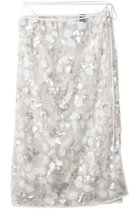 【プランク プロジェクト/PRANK PROJECT】のスパングルラップスカート / Spangle Wrap Skirt WHT(ホワイト)|ID: prp329100004550994 ipo3291000000036083471