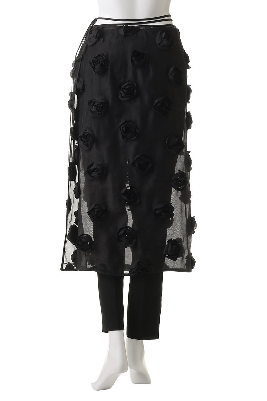 【プランク プロジェクト/PRANK PROJECT】のマルチエンブリッシュラップスカート / Multi-Embellished Wrap Skirt 人気、トレンドファッション・服の通販 founy(ファニー) 　ファッション　Fashion　レディースファッション　Fashion for Women　スカート　Skirts　ロングスカート　Long Skirts / Maxi & Midi Skirts　オーガンジー　Organza Fabric　スパンコール　Sequins, Sequin Embellishment　チュール　Tulip, Tulip Motif　ファブリック　Fabric, Textile　ラップ　Wrap, Wrap Design　ロング　Long, Long-Length　other-4|ID: prp329100004550995 ipo3291000000032812901