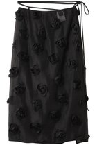 【プランク プロジェクト/PRANK PROJECT】のマルチエンブリッシュラップスカート / Multi-Embellished Wrap Skirt BLK(ブラック)|ID: prp329100004550995 ipo3291000000036083486
