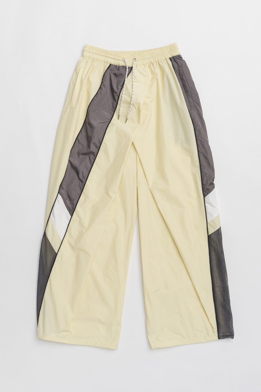 【プランク プロジェクト/PRANK PROJECT】のディフォームトラックパンツ / Deform Track Pants インテリア・キッズ・メンズ・レディースファッション・服の通販 founy(ファニー) 　ファッション　Fashion　レディースファッション　WOMEN　パンツ　Pants　おすすめ　Recommend　シルバー　Silver　タフタ　Taffeta　ドローストリング　Drawstring　メッシュ　Mesh　ワイド　Wide　NEW・新作・新着・新入荷　New Arrivals　軽量　Lightweight　YEL(イエロー)|ID: prp329100004550998 ipo3291000000032164174