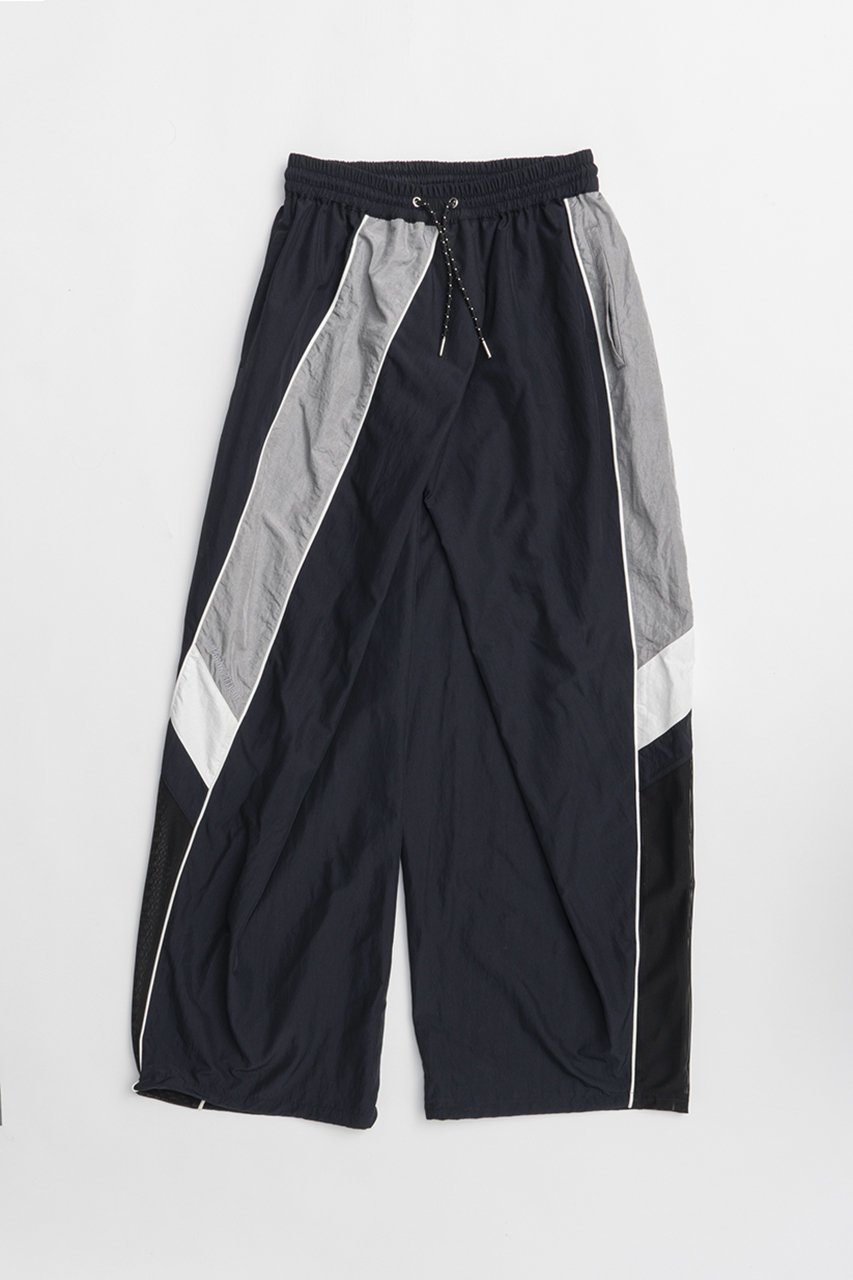 【プランク プロジェクト/PRANK PROJECT】のディフォームトラックパンツ / Deform Track Pants インテリア・キッズ・メンズ・レディースファッション・服の通販 founy(ファニー) 　ファッション　Fashion　レディースファッション　WOMEN　パンツ　Pants　おすすめ　Recommend　シルバー　Silver　タフタ　Taffeta　ドローストリング　Drawstring　メッシュ　Mesh　ワイド　Wide　NEW・新作・新着・新入荷　New Arrivals　軽量　Lightweight　NVY(ネイビー)|ID: prp329100004550998 ipo3291000000032164177