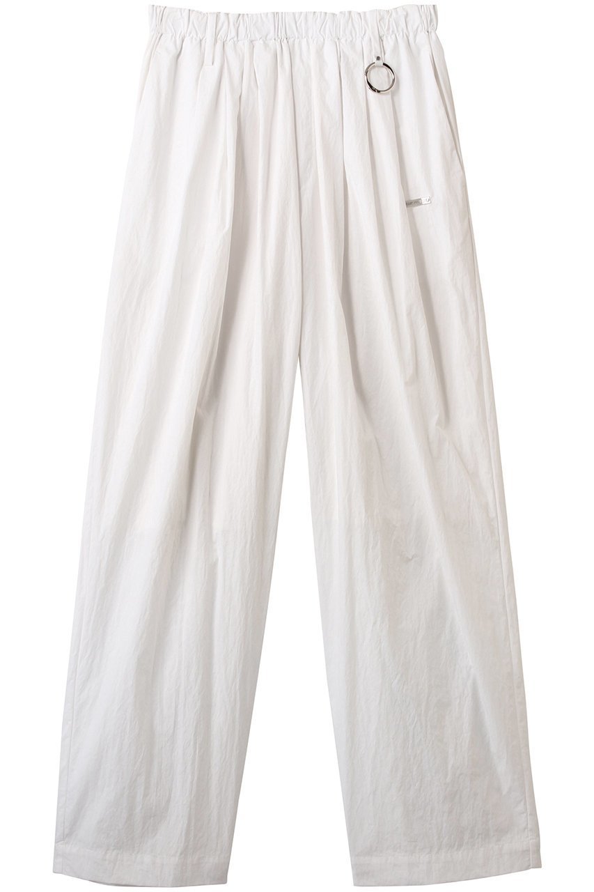 【プランク プロジェクト/PRANK PROJECT】のワイドギャザーパンツ / Wide Gathered Pants インテリア・キッズ・メンズ・レディースファッション・服の通販 founy(ファニー) 　ファッション　Fashion　レディースファッション　Fashion for Women　パンツ　Pants & Trousers　シンプル　Simple, Minimal　タイプライター　Typewriter Fabric, Crisp Cotton　フォルム　Silhouette, Form　リラックス　Relax, Relaxed Fit　ワイド　Wide, Wide Fit　エレガント 上品　Elegant　WHT(ホワイト)|ID: prp329100004551000 ipo3291000000032813936