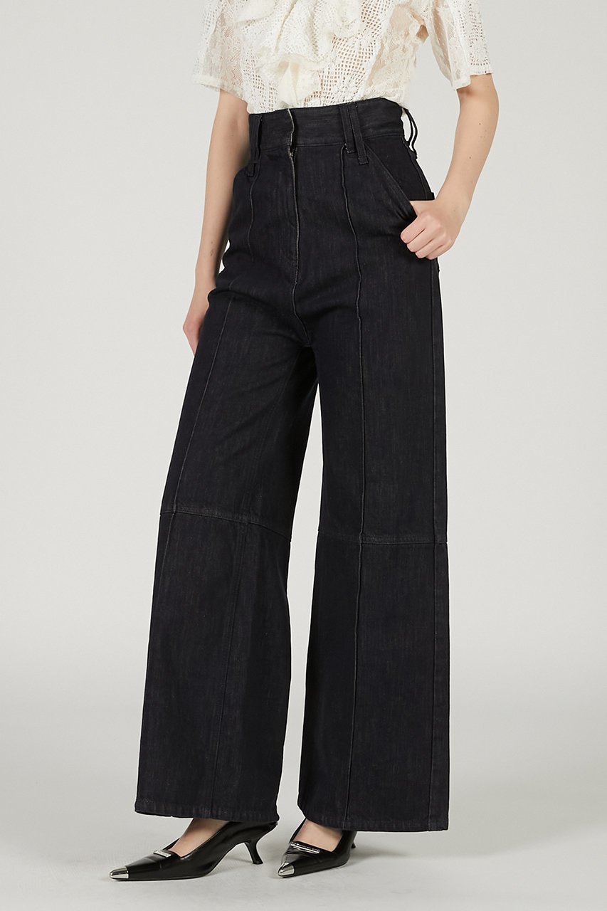 【プランク プロジェクト/PRANK PROJECT】のスーパーハイウエストバッグヘムファスナーデニム / Super High Waist Back Hem Zipper Denim インテリア・キッズ・メンズ・レディースファッション・服の通販 founy(ファニー) 　ファッション　Fashion　レディースファッション　Ladies' Fashion Online　パンツ　Pants & Trousers　デニムパンツ　Denim Jeans & Pants　おすすめ　Recommend　デニム　Denim　フロント　Front　NEW・新作・新着・新入荷　New Arrivals　NVY(ネイビー)|ID: prp329100004551002 ipo3291000000032164239