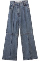 【プランク プロジェクト/PRANK PROJECT】のスーパーハイウエストバッグヘムファスナーデニム / Super High Waist Back Hem Zipper Denim BLU(ブルー)|ID: prp329100004551002 ipo3291000000035333850