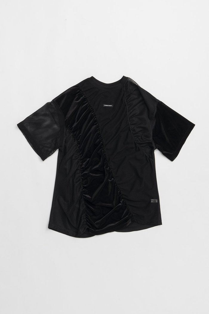【プランク プロジェクト/PRANK PROJECT】のメッシュギャザーTEE / Mesh Gathered Tee インテリア・キッズ・メンズ・レディースファッション・服の通販 founy(ファニー) https://founy.com/ ファッション Fashion レディースファッション WOMEN トップス・カットソー Tops/Tshirt シャツ/ブラウス Shirts/Blouses ロング / Tシャツ T-Shirts カットソー Cut and Sewn ギャザー Gather ショート Short スポーティ Sporty スリーブ Sleeve ベロア Velor メッシュ Mesh NEW・新作・新着・新入荷 New Arrivals |ID: prp329100004551003 ipo3291000000032164253