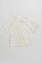 【プランク プロジェクト/PRANK PROJECT】のメッシュギャザーTEE / Mesh Gathered Tee WHT(ホワイト)|ID: prp329100004551003 ipo3291000000032164255