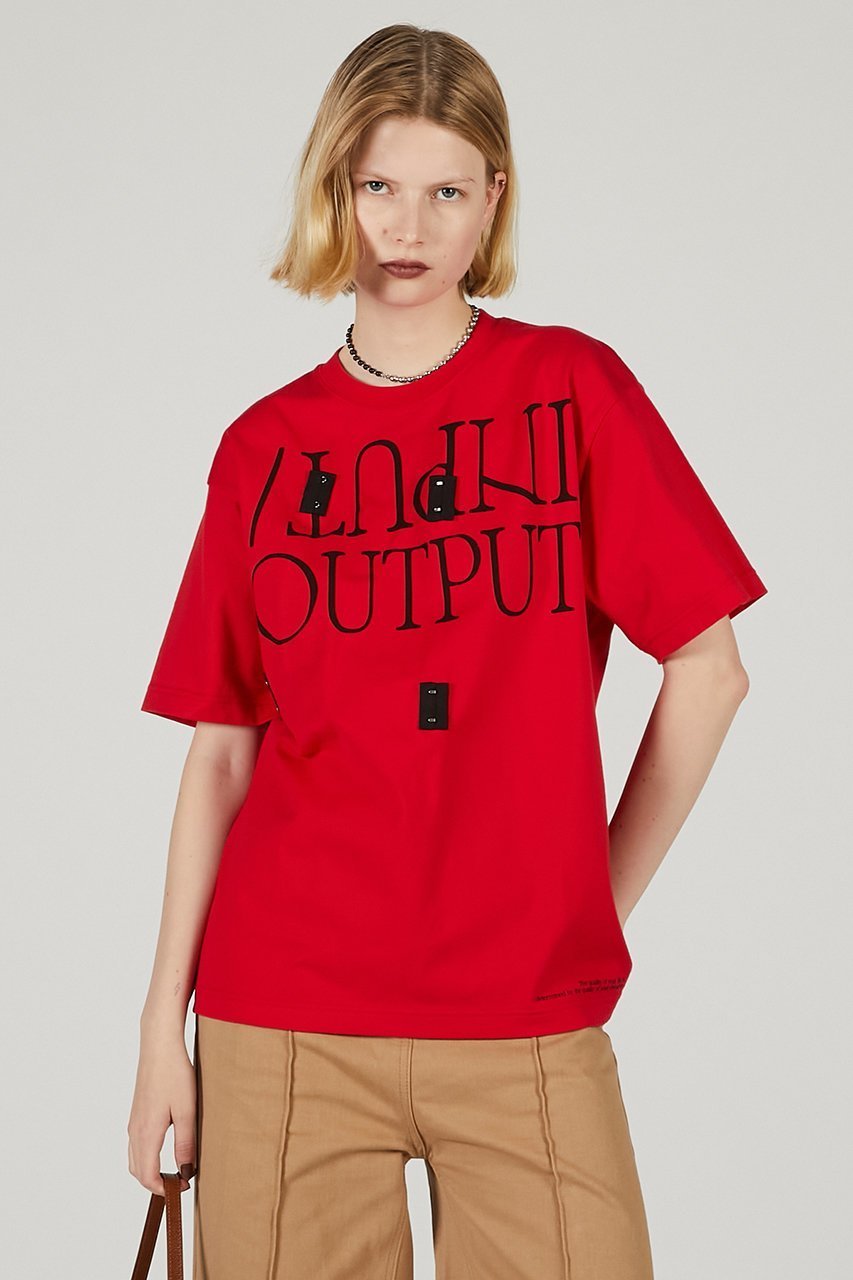 【プランク プロジェクト/PRANK PROJECT】のツイストロゴトップ / Twisted Logo Top 人気、トレンドファッション・服の通販 founy(ファニー) 　ファッション　Fashion　レディースファッション　WOMEN　トップス・カットソー　Tops/Tshirt　シャツ/ブラウス　Shirts/Blouses　ロング / Tシャツ　T-Shirts　カットソー　Cut and Sewn　アシンメトリー　Asymmetry　グラフィック　Graphic　シェイプ　Shape　ショート　Short　スリーブ　Sleeve　ボトム　Bottom　ワイド　Wide　NEW・新作・新着・新入荷　New Arrivals　other-2|ID: prp329100004551004 ipo3291000000032164275