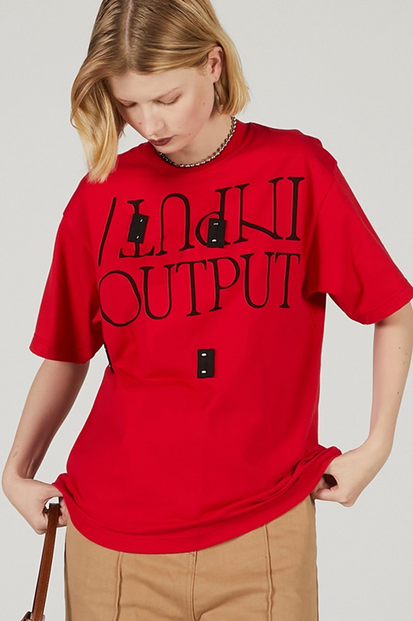 【プランク プロジェクト/PRANK PROJECT】のツイストロゴトップ / Twisted Logo Top 人気、トレンドファッション・服の通販 founy(ファニー) 　ファッション　Fashion　レディースファッション　WOMEN　トップス・カットソー　Tops/Tshirt　シャツ/ブラウス　Shirts/Blouses　ロング / Tシャツ　T-Shirts　カットソー　Cut and Sewn　アシンメトリー　Asymmetry　グラフィック　Graphic　シェイプ　Shape　ショート　Short　スリーブ　Sleeve　ボトム　Bottom　ワイド　Wide　NEW・新作・新着・新入荷　New Arrivals　other-3|ID: prp329100004551004 ipo3291000000032164276