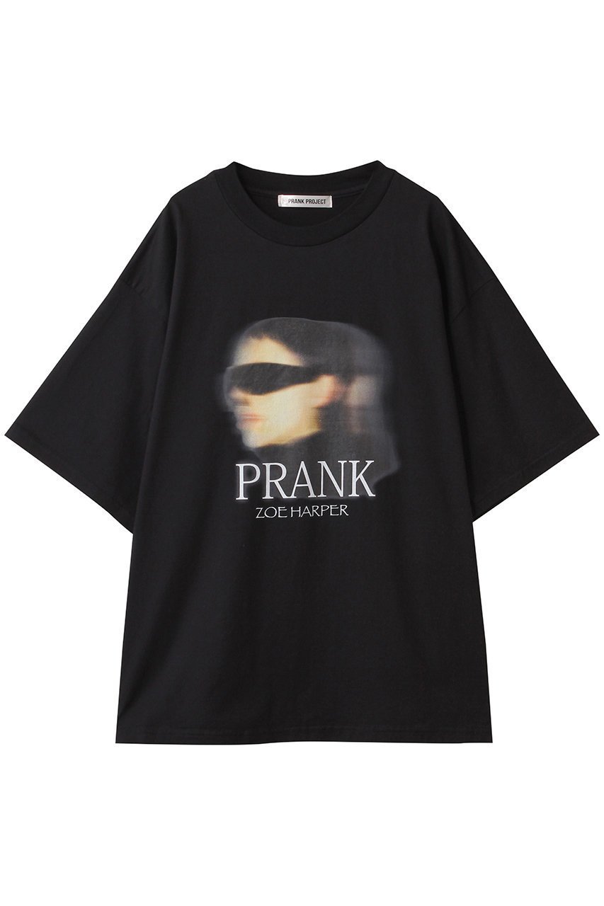 【プランク プロジェクト/PRANK PROJECT】のFACEオーバートップ / FACE Overtop インテリア・キッズ・メンズ・レディースファッション・服の通販 founy(ファニー) ファッション Fashion レディースファッション Fashion for Women トップス・カットソー Cut & Sew Tops シャツ・ブラウス・オフィスカジュアル Elegant Blouses & Button-Ups ロングTシャツ・Tシャツ Longline T-Shirts & Tees カットソー・ベーシックTシャツ Cut-and-Sewn Tops / Stretch Tees & Basics ショート Short, Short Length スリーブ Sleeve, Long Sleeve / Short Sleeve モチーフ Motif, Design Theme BLK(ブラック)|ID: prp329100004551005 ipo3291000000035864469