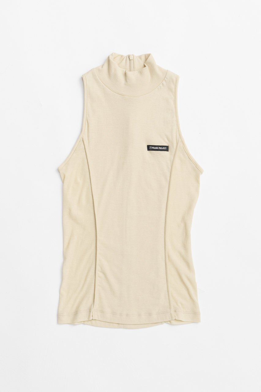 【プランク プロジェクト/PRANK PROJECT】のハイネックアメスリトップ / High Neck American Sleeve Top インテリア・キッズ・メンズ・レディースファッション・服の通販 founy(ファニー) 　ファッション　Fashion　レディースファッション　WOMEN　トップス・カットソー　Tops/Tshirt　シャツ/ブラウス　Shirts/Blouses　ロング / Tシャツ　T-Shirts　カットソー　Cut and Sewn　カッティング　Cutting　シアー　Sheer　ショート　Short　シンプル　Simple　スリーブ　Sleeve　ハイネック　High Neck　バランス　Balance　パイピング　Piping　NEW・新作・新着・新入荷　New Arrivals　L.YEL(ライトイエロー)|ID: prp329100004551006 ipo3291000000032164305