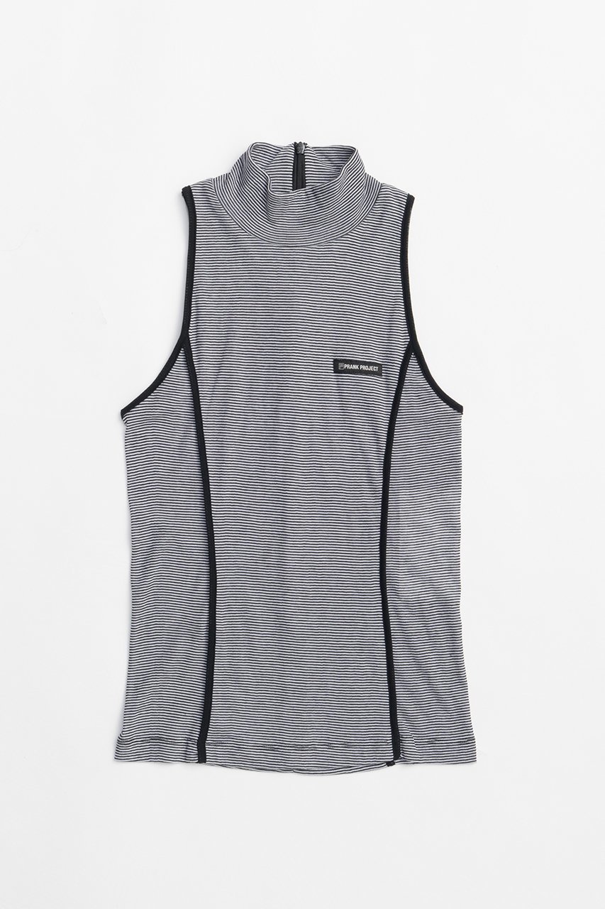 【プランク プロジェクト/PRANK PROJECT】のハイネックアメスリトップ / High Neck American Sleeve Top インテリア・キッズ・メンズ・レディースファッション・服の通販 founy(ファニー) 　ファッション　Fashion　レディースファッション　WOMEN　トップス・カットソー　Tops/Tshirt　シャツ/ブラウス　Shirts/Blouses　ロング / Tシャツ　T-Shirts　カットソー　Cut and Sewn　カッティング　Cutting　シアー　Sheer　ショート　Short　シンプル　Simple　スリーブ　Sleeve　ハイネック　High Neck　バランス　Balance　パイピング　Piping　NEW・新作・新着・新入荷　New Arrivals　MLT(マルチカラー)|ID: prp329100004551006 ipo3291000000032164307