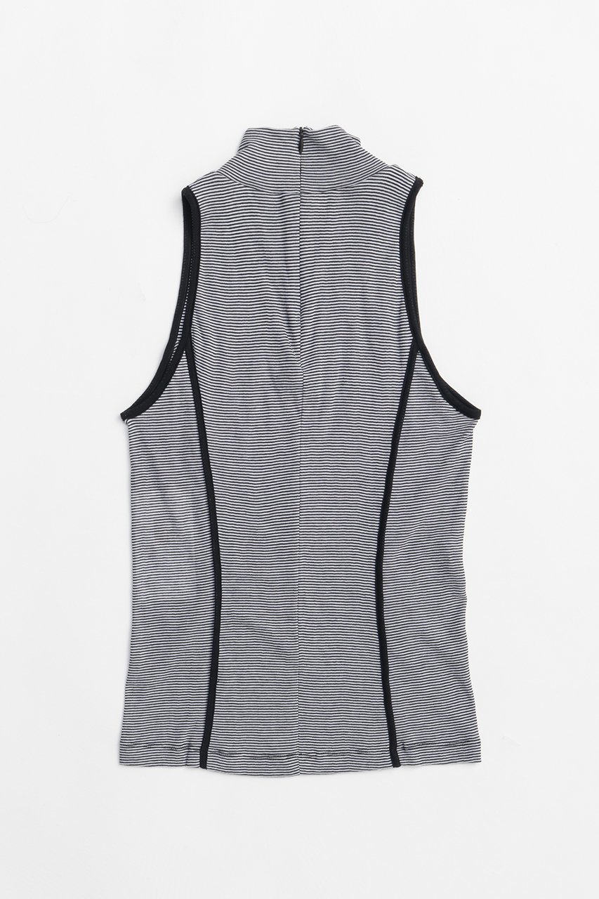 【プランク プロジェクト/PRANK PROJECT】のハイネックアメスリトップ / High Neck American Sleeve Top 人気、トレンドファッション・服の通販 founy(ファニー) 　ファッション　Fashion　レディースファッション　WOMEN　トップス・カットソー　Tops/Tshirt　シャツ/ブラウス　Shirts/Blouses　ロング / Tシャツ　T-Shirts　カットソー　Cut and Sewn　カッティング　Cutting　シアー　Sheer　ショート　Short　シンプル　Simple　スリーブ　Sleeve　ハイネック　High Neck　バランス　Balance　パイピング　Piping　NEW・新作・新着・新入荷　New Arrivals　other-3|ID: prp329100004551006 ipo3291000000032164310