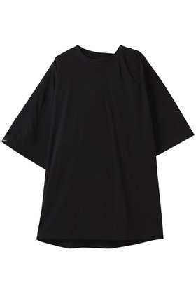 【プランク プロジェクト/PRANK PROJECT】のレイヤードツイストオーバートップ / Layered Twist Over Top 人気、トレンドファッション・服の通販 founy(ファニー) ファッション Fashion レディースファッション Fashion for Women トップス・カットソー Cut & Sew Tops シャツ・ブラウス・オフィスカジュアル Elegant Blouses & Button-Ups ロングTシャツ・Tシャツ Longline T-Shirts & Tees カットソー・ベーシックTシャツ Cut-and-Sewn Tops / Stretch Tees & Basics おすすめ Recommended / Our Picks アシンメトリー Asymmetrical Style ショート Short, Short Length スリーブ Sleeve, Long Sleeve / Short Sleeve デニム Denim, Jeans Material バランス Balance, Style Balance ワイド Wide, Wide Fit エレガント 上品 Elegant |ID:prp329100004551007
