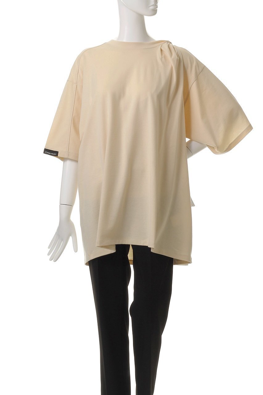 【プランク プロジェクト/PRANK PROJECT】のレイヤードツイストオーバートップ / Layered Twist Over Top 人気、トレンドファッション・服の通販 founy(ファニー) 　ファッション　Fashion　レディースファッション　Fashion for Women　トップス・カットソー　Cut & Sew Tops　シャツ・ブラウス・オフィスカジュアル　Elegant Blouses & Button-Ups　ロングTシャツ・Tシャツ　Longline T-Shirts & Tees　カットソー・ベーシックTシャツ　Cut-and-Sewn Tops / Stretch Tees & Basics　おすすめ　Recommended / Our Picks　アシンメトリー　Asymmetrical Style　ショート　Short, Short Length　スリーブ　Sleeve, Long Sleeve / Short Sleeve　デニム　Denim, Jeans Material　バランス　Balance, Style Balance　ワイド　Wide, Wide Fit　エレガント 上品　Elegant　other-2|ID: prp329100004551007 ipo3291000000034421040