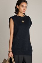 【ブリル/BRILL】のリリノースリプルオーバー 人気、トレンドファッション・服の通販 founy(ファニー) ファッション Fashion レディースファッション Fashion for Women トップス・カットソー Cut & Sew Tops ニット Knit Tops & Sweaters カジュアルプルオーバー・ニットトップス Pullovers & Knit Tops / Casual Pullovers シルケット Silket, Silky Cotton シンプル Simple, Minimal スリット Slit, Slit Detail ノースリーブ Sleeveless, No-Sleeve パターン Pattern, Design Print エレガント 上品 Elegant thumbnail ネイビー|ID: prp329100004551015 ipo3291000000035968138