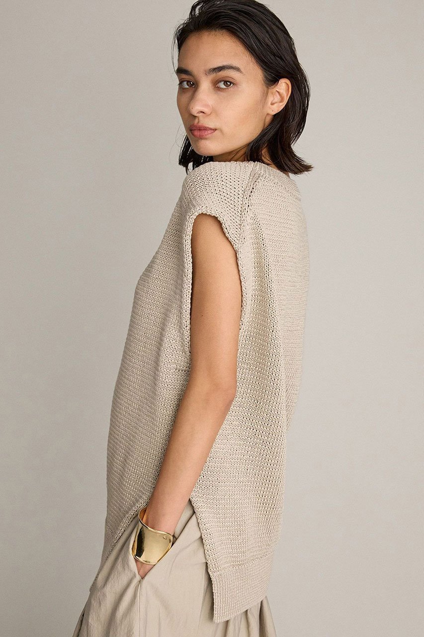 【ブリル/BRILL】のリリノースリプルオーバー 人気、トレンドファッション・服の通販 founy(ファニー) ファッション Fashion レディースファッション Fashion for Women トップス・カットソー Cut & Sew Tops ニット Knit Tops & Sweaters カジュアルプルオーバー・ニットトップス Pullovers & Knit Tops / Casual Pullovers シルケット Silket, Silky Cotton シンプル Simple, Minimal スリット Slit, Slit Detail ノースリーブ Sleeveless, No-Sleeve パターン Pattern, Design Print エレガント 上品 Elegant other-3|ID: prp329100004551015 ipo3291000000036017285