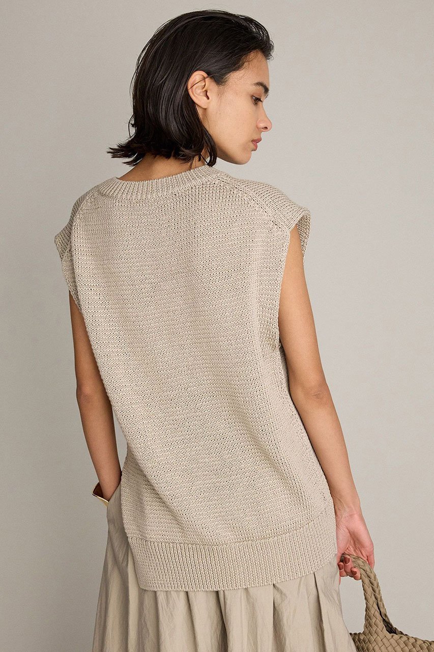 【ブリル/BRILL】のリリノースリプルオーバー 人気、トレンドファッション・服の通販 founy(ファニー) ファッション Fashion レディースファッション Fashion for Women トップス・カットソー Cut & Sew Tops ニット Knit Tops & Sweaters カジュアルプルオーバー・ニットトップス Pullovers & Knit Tops / Casual Pullovers シルケット Silket, Silky Cotton シンプル Simple, Minimal スリット Slit, Slit Detail ノースリーブ Sleeveless, No-Sleeve パターン Pattern, Design Print エレガント 上品 Elegant other-4|ID: prp329100004551015 ipo3291000000036017286