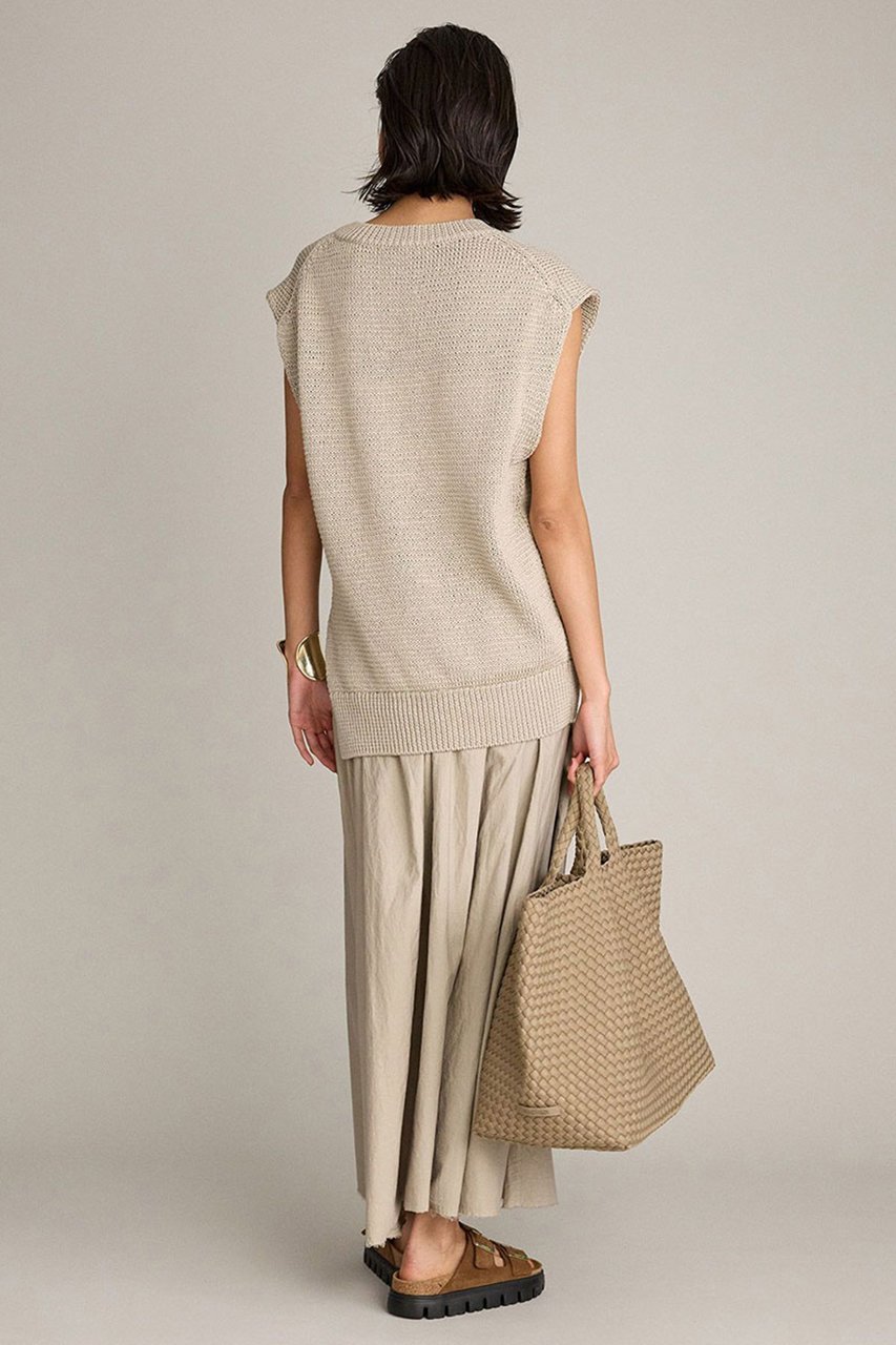 【ブリル/BRILL】のリリノースリプルオーバー 人気、トレンドファッション・服の通販 founy(ファニー) ファッション Fashion レディースファッション Fashion for Women トップス・カットソー Cut & Sew Tops ニット Knit Tops & Sweaters カジュアルプルオーバー・ニットトップス Pullovers & Knit Tops / Casual Pullovers シルケット Silket, Silky Cotton シンプル Simple, Minimal スリット Slit, Slit Detail ノースリーブ Sleeveless, No-Sleeve パターン Pattern, Design Print エレガント 上品 Elegant other-6|ID: prp329100004551015 ipo3291000000036017288