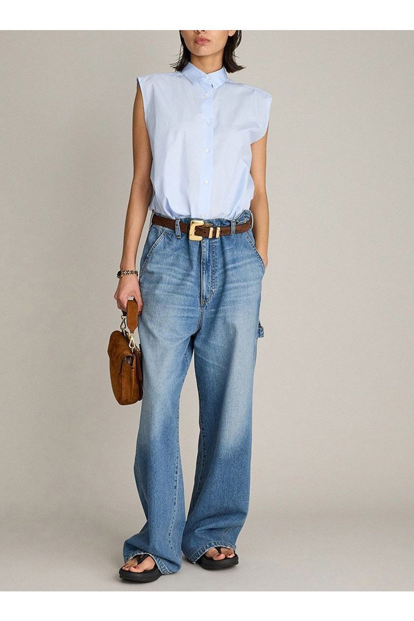 【ブリル/BRILL】のノースリーブシャツ 人気、トレンドファッション・服の通販 founy(ファニー) 　ファッション　Fashion　レディースファッション　WOMEN　トップス・カットソー　Tops/Tshirt　キャミソール / ノースリーブ　No Sleeves　シャツ/ブラウス　Shirts/Blouses　ノースリーブ　No Sleeve　ブロード　Broad　エレガント 上品　Elegant　NEW・新作・新着・新入荷　New Arrivals　other-4|ID: prp329100004551016 ipo3291000000032164446