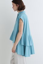 【ル フィル/LE PHIL】のナイロンテックブラウス 人気、トレンドファッション・服の通販 founy(ファニー) ファッション Fashion レディースファッション Fashion for Women トップス・カットソー Cut & Sew Tops シャツ・ブラウス・オフィスカジュアル Elegant Blouses & Button-Ups ショート Short, Short Length スタンダード Standard, Basic スリーブ Sleeve, Long Sleeve / Short Sleeve ティアード Tiered, Tiered Style ハイネック High Neck, Mock Neck パーティ Party, Party Style フロント Front, Front Design ミックス Mix, Mixed Style thumbnail ブルー|ID: prp329100004551023 ipo3291000000036063075