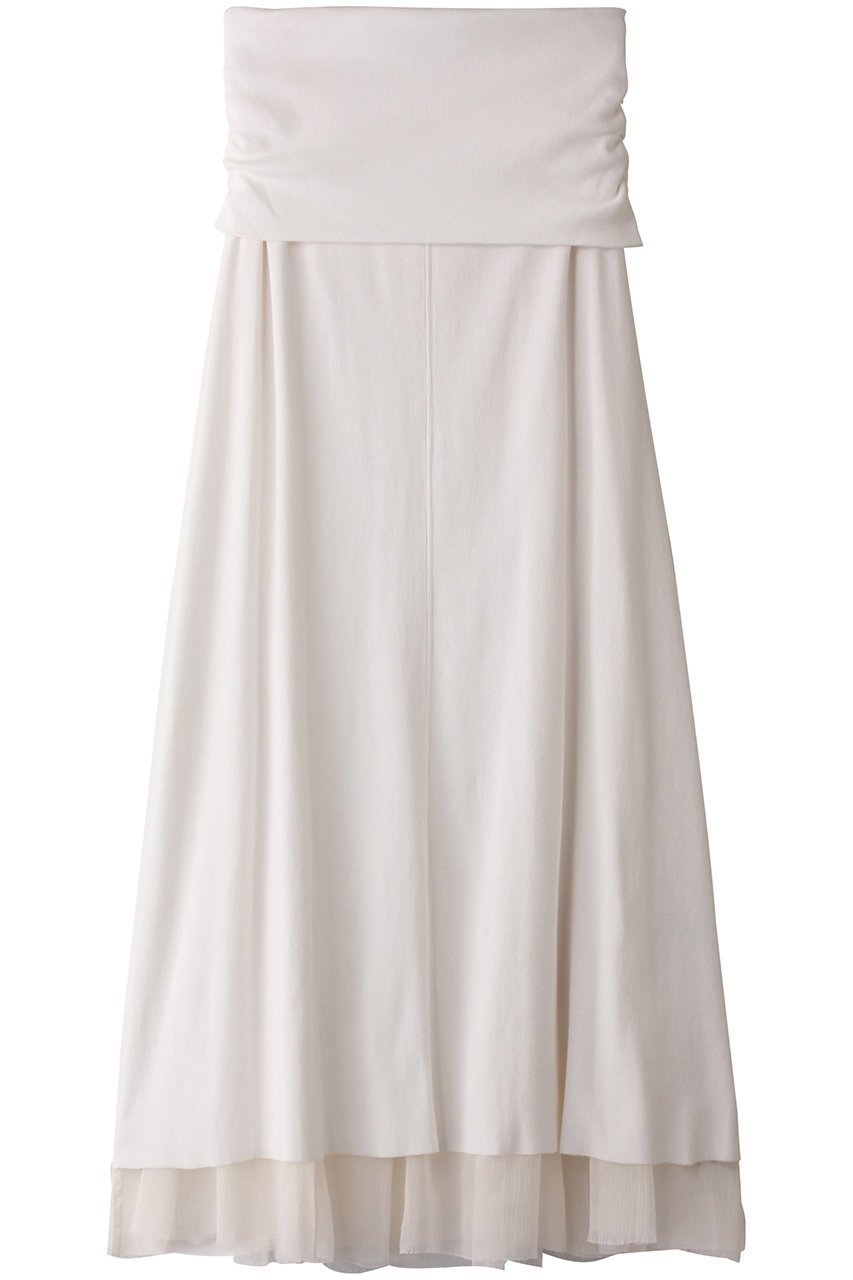 【プランク プロジェクト/PRANK PROJECT】の4WAYリブマキシスカート / 4way Ribbed Maxi Skirt インテリア・キッズ・メンズ・レディースファッション・服の通販 founy(ファニー) 　ファッション　Fashion　レディースファッション　WOMEN　スカート　Skirt　ロングスカート　Long Skirt　カットソー　Cut And Sew　シフォン　Chiffon　リバーシブル　Reversible　ロング　Long　再入荷　Restock/Back In Stock/Re Arrival　夏　Summer　WHT(ホワイト)|ID: prp329100004551039 ipo3291000000032166290