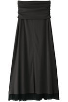 【プランク プロジェクト/PRANK PROJECT】の4WAYリブマキシスカート / 4way Ribbed Maxi Skirt BLK(ブラック)|ID: prp329100004551039 ipo3291000000034423650