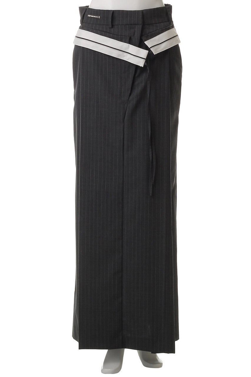 【プランク プロジェクト/PRANK PROJECT】のディープタックスーチングスカート / Deep Tuck Suiting Skirt 人気、トレンドファッション・服の通販 founy(ファニー) 　ファッション　Fashion　レディースファッション　WOMEN　スカート　Skirt　ロングスカート　Long Skirt　コンパクト　Compact　スリット　Slit　ロング　Long　再入荷　Restock/Back In Stock/Re Arrival　other-2|ID: prp329100004551041 ipo3291000000032166311