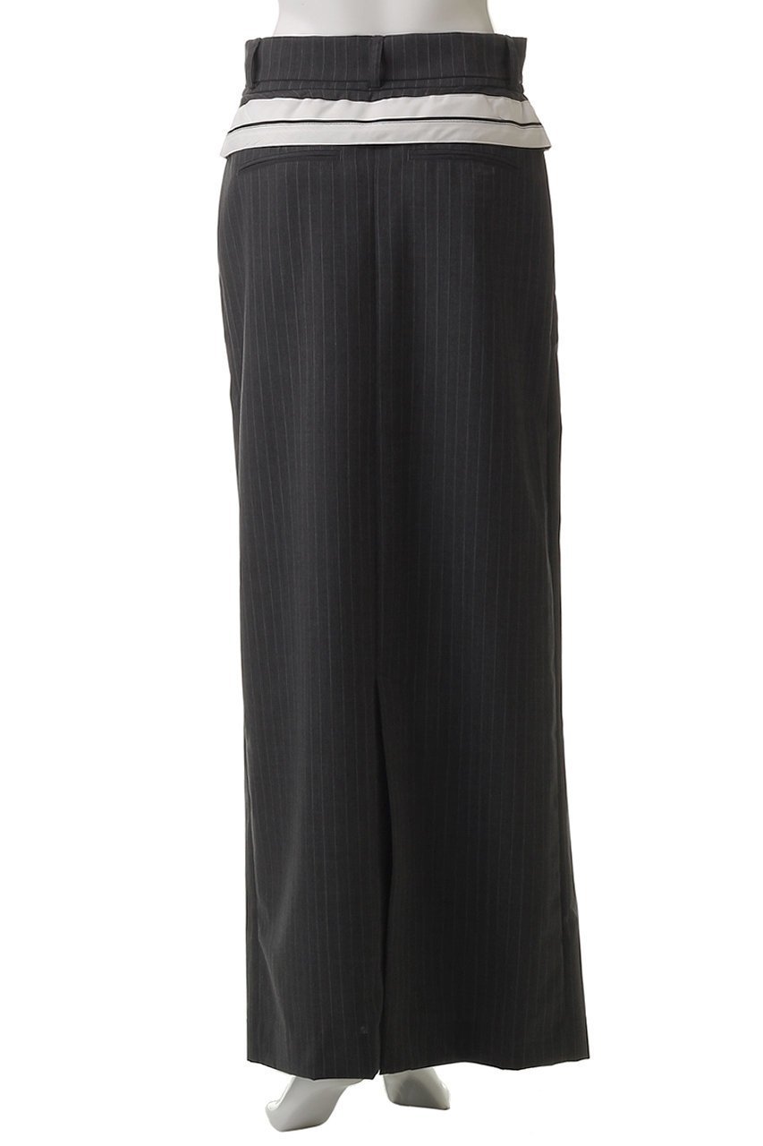 【プランク プロジェクト/PRANK PROJECT】のディープタックスーチングスカート / Deep Tuck Suiting Skirt 人気、トレンドファッション・服の通販 founy(ファニー) 　ファッション　Fashion　レディースファッション　WOMEN　スカート　Skirt　ロングスカート　Long Skirt　コンパクト　Compact　スリット　Slit　ロング　Long　再入荷　Restock/Back In Stock/Re Arrival　other-4|ID: prp329100004551041 ipo3291000000032166313