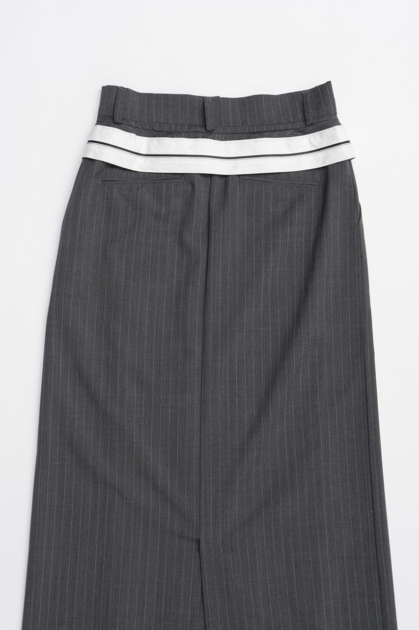 【プランク プロジェクト/PRANK PROJECT】のディープタックスーチングスカート / Deep Tuck Suiting Skirt 人気、トレンドファッション・服の通販 founy(ファニー) 　ファッション　Fashion　レディースファッション　WOMEN　スカート　Skirt　ロングスカート　Long Skirt　コンパクト　Compact　スリット　Slit　ロング　Long　再入荷　Restock/Back In Stock/Re Arrival　other-6|ID: prp329100004551041 ipo3291000000032166315