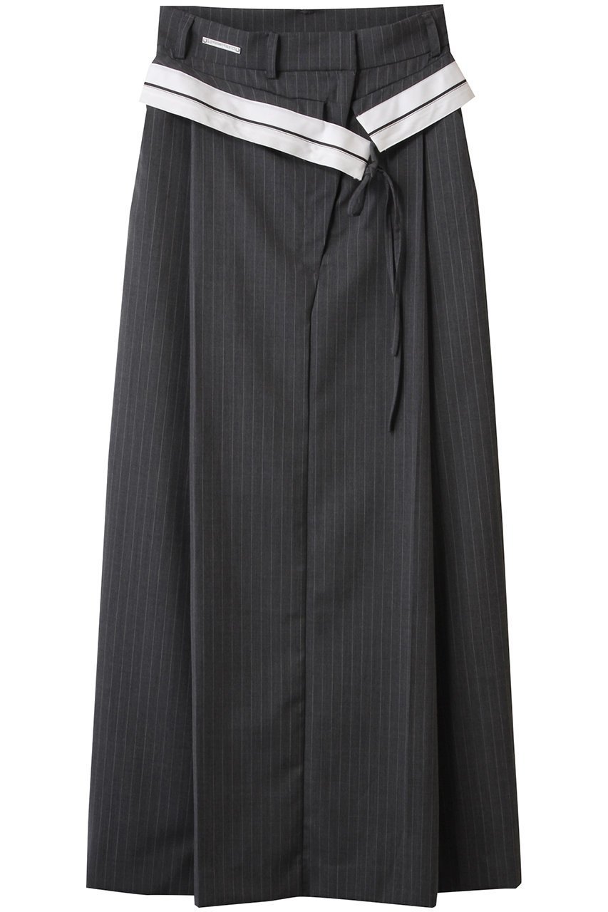 【プランク プロジェクト/PRANK PROJECT】のディープタックスーチングスカート / Deep Tuck Suiting Skirt インテリア・キッズ・メンズ・レディースファッション・服の通販 founy(ファニー) 　ファッション　Fashion　レディースファッション　Fashion for Women　スカート　Skirts　ロングスカート　Long Skirts / Maxi & Midi Skirts　コンパクト　Compact, Small Size　スリット　Slit, Slit Detail　ロング　Long, Long-Length　GRY(グレー)|ID: prp329100004551041 ipo3291000000035056872