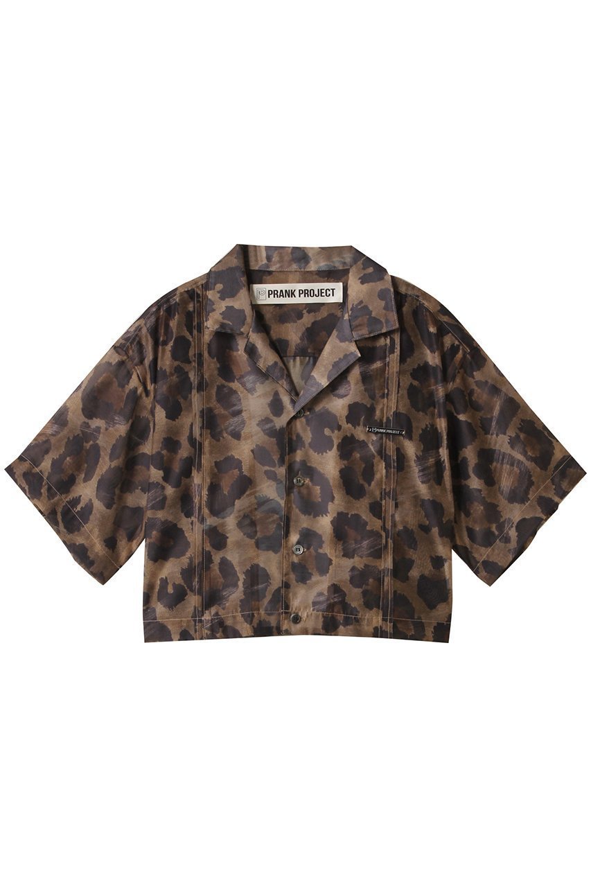 【プランク プロジェクト/PRANK PROJECT】のレオパードプリントシアーシャツ / Leopard Print Sheer Shirt インテリア・キッズ・メンズ・レディースファッション・服の通販 founy(ファニー) 　ファッション　Fashion　レディースファッション　Fashion for Women　トップス・カットソー　Cut & Sew Tops　シャツ・ブラウス・オフィスカジュアル　Elegant Blouses & Button-Ups　おすすめ　Recommended / Our Picks　シアー　Sheer, See-Through　ショート　Short, Short Length　スリーブ　Sleeve, Long Sleeve / Short Sleeve　バランス　Balance, Style Balance　マキシ　Maxi, Full Length　ワイド　Wide, Wide Fit　エレガント 上品　Elegant　MLT(マルチカラー)|ID: prp329100004551043 ipo3291000000035837767