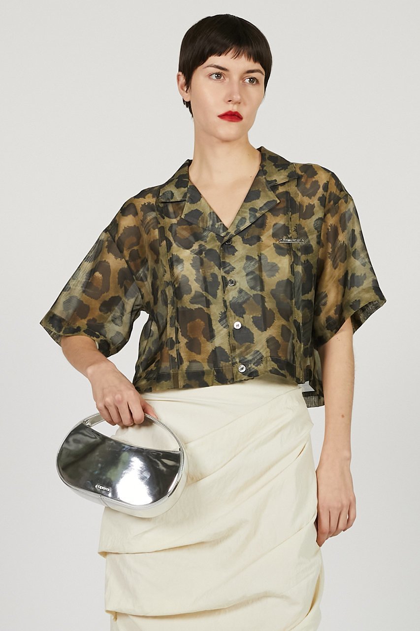 【プランク プロジェクト/PRANK PROJECT】のレオパードプリントシアーシャツ / Leopard Print Sheer Shirt 人気、トレンドファッション・服の通販 founy(ファニー) 　ファッション　Fashion　レディースファッション　Fashion for Women　トップス・カットソー　Cut & Sew Tops　シャツ・ブラウス・オフィスカジュアル　Elegant Blouses & Button-Ups　おすすめ　Recommended / Our Picks　シアー　Sheer, See-Through　ショート　Short, Short Length　スリーブ　Sleeve, Long Sleeve / Short Sleeve　バランス　Balance, Style Balance　マキシ　Maxi, Full Length　ワイド　Wide, Wide Fit　エレガント 上品　Elegant　other-6|ID: prp329100004551043 ipo3291000000035837775