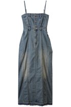 【プランク プロジェクト/PRANK PROJECT】の2WAYフロントボタンデニムワンピース / 2WAY Front Button Denim Dress BLU(ブルー)|ID: prp329100004551045 ipo3291000000032166347