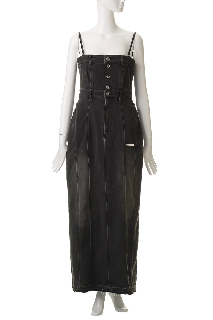 【プランク プロジェクト/PRANK PROJECT】の2WAYフロントボタンデニムワンピース / 2WAY Front Button Denim Dress 人気、トレンドファッション・服の通販 founy(ファニー) 　ファッション　Fashion　レディースファッション　WOMEN　ワンピース　Dress　ドレス　Party Dresses　チュニック　Tunic　インナー　Inner　チュニック　Tunic　デニム　Denim　ロング　Long　再入荷　Restock/Back In Stock/Re Arrival　other-2|ID: prp329100004551045 ipo3291000000032166348