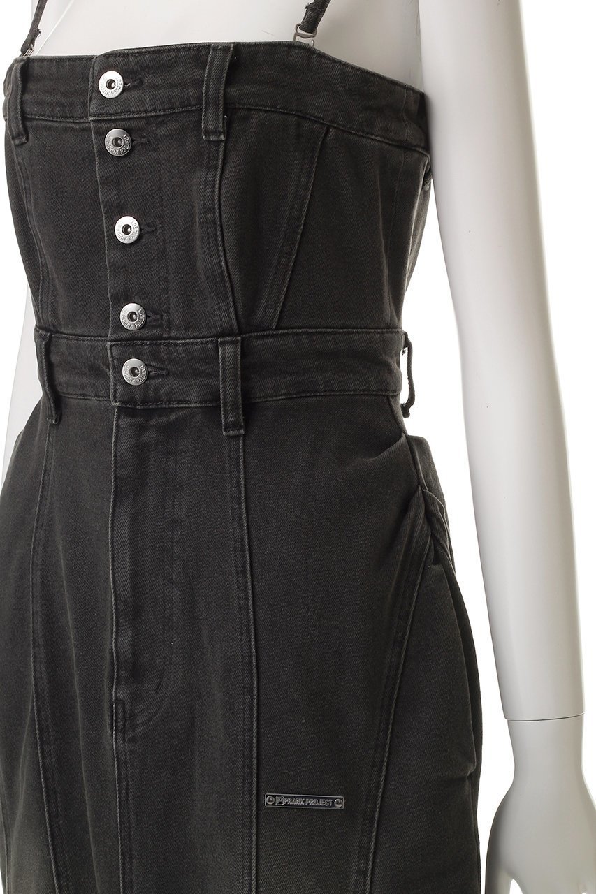 【プランク プロジェクト/PRANK PROJECT】の2WAYフロントボタンデニムワンピース / 2WAY Front Button Denim Dress 人気、トレンドファッション・服の通販 founy(ファニー) 　ファッション　Fashion　レディースファッション　WOMEN　ワンピース　Dress　ドレス　Party Dresses　チュニック　Tunic　インナー　Inner　チュニック　Tunic　デニム　Denim　ロング　Long　再入荷　Restock/Back In Stock/Re Arrival　other-5|ID: prp329100004551045 ipo3291000000032166351