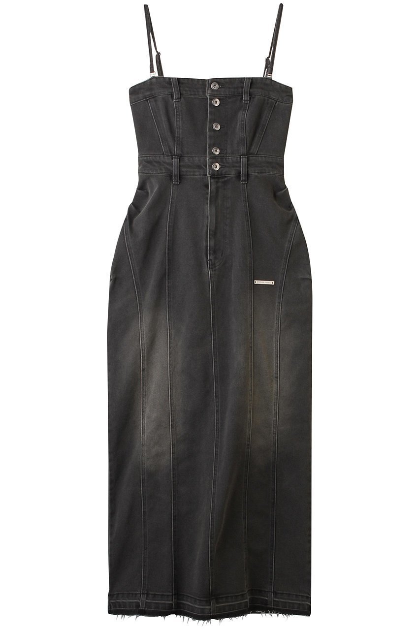 【プランク プロジェクト/PRANK PROJECT】の2WAYフロントボタンデニムワンピース / 2WAY Front Button Denim Dress 人気、トレンドファッション・服の通販 founy(ファニー) 　ファッション　Fashion　レディースファッション　Fashion for Women　ワンピース　Dresses　フォーマル・パーティードレス・結婚式用ドレス　Elegant & Casual Dresses　チュニック　Tunic Tops & Dresses　インナー　Innerwear　チュニック　Tunic, Long Top　デニム　Denim, Jeans Material　ロング　Long, Long-Length　 other-1|ID: prp329100004551045 ipo3291000000035062022