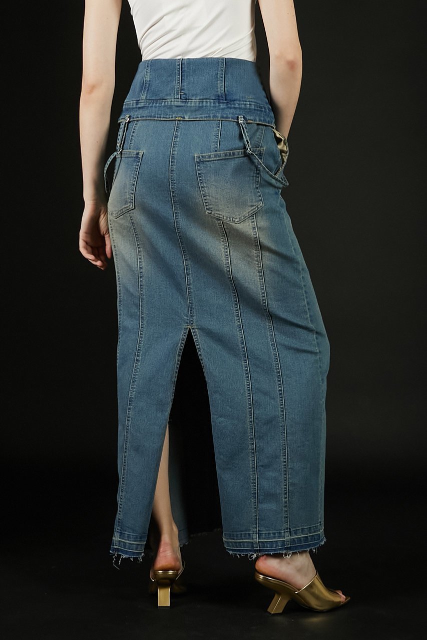 【プランク プロジェクト/PRANK PROJECT】の2WAYフロントボタンデニムワンピース / 2WAY Front Button Denim Dress 人気、トレンドファッション・服の通販 founy(ファニー) 　ファッション　Fashion　レディースファッション　Fashion for Women　ワンピース　Dresses　フォーマル・パーティードレス・結婚式用ドレス　Elegant & Casual Dresses　チュニック　Tunic Tops & Dresses　インナー　Innerwear　チュニック　Tunic, Long Top　デニム　Denim, Jeans Material　ロング　Long, Long-Length　other-8|ID: prp329100004551045 ipo3291000000035062033