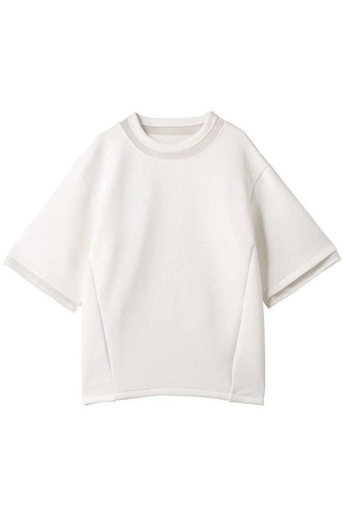 【マノフ/MANOF】のSHEER NECK CUT TOPS/カットソー インテリア・キッズ・メンズ・レディースファッション・服の通販 founy(ファニー) https://founy.com/ ファッション Fashion レディースファッション WOMEN トップス・カットソー Tops/Tshirt シャツ/ブラウス Shirts/Blouses ロング / Tシャツ T-Shirts カットソー Cut and Sewn おすすめ Recommend カットソー Cut And Sew シアー Sheer ショート Short スラックス Slacks スリーブ Sleeve デニム Denim ボックス Box NEW・新作・新着・新入荷 New Arrivals |ID: prp329100004551048 ipo3291000000032166373
