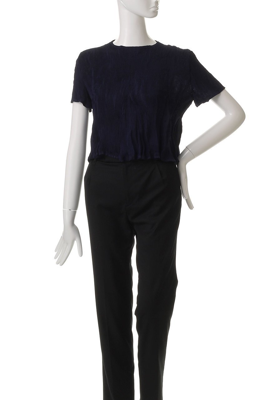 【エリオポール/heliopole】の【Gongdid Design】ウェイヴィクロップトップ 人気、トレンドファッション・服の通販 founy(ファニー) 　ファッション　Fashion　レディースファッション　Fashion for Women　トップス・カットソー　Cut & Sew Tops　シャツ・ブラウス・オフィスカジュアル　Elegant Blouses & Button-Ups　おすすめ　Recommended / Our Picks　インナー　Innerwear　クロップド　Cropped, Short Length　コンパクト　Compact, Small Size　ショート　Short, Short Length　スリーブ　Sleeve, Long Sleeve / Short Sleeve　フェミニン　Feminine, Girly　ワイド　Wide, Wide Fit　夏　Summer　other-2|ID: prp329100004551051 ipo3291000000032905746
